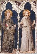 St Anthony and St Francis Simone Martini